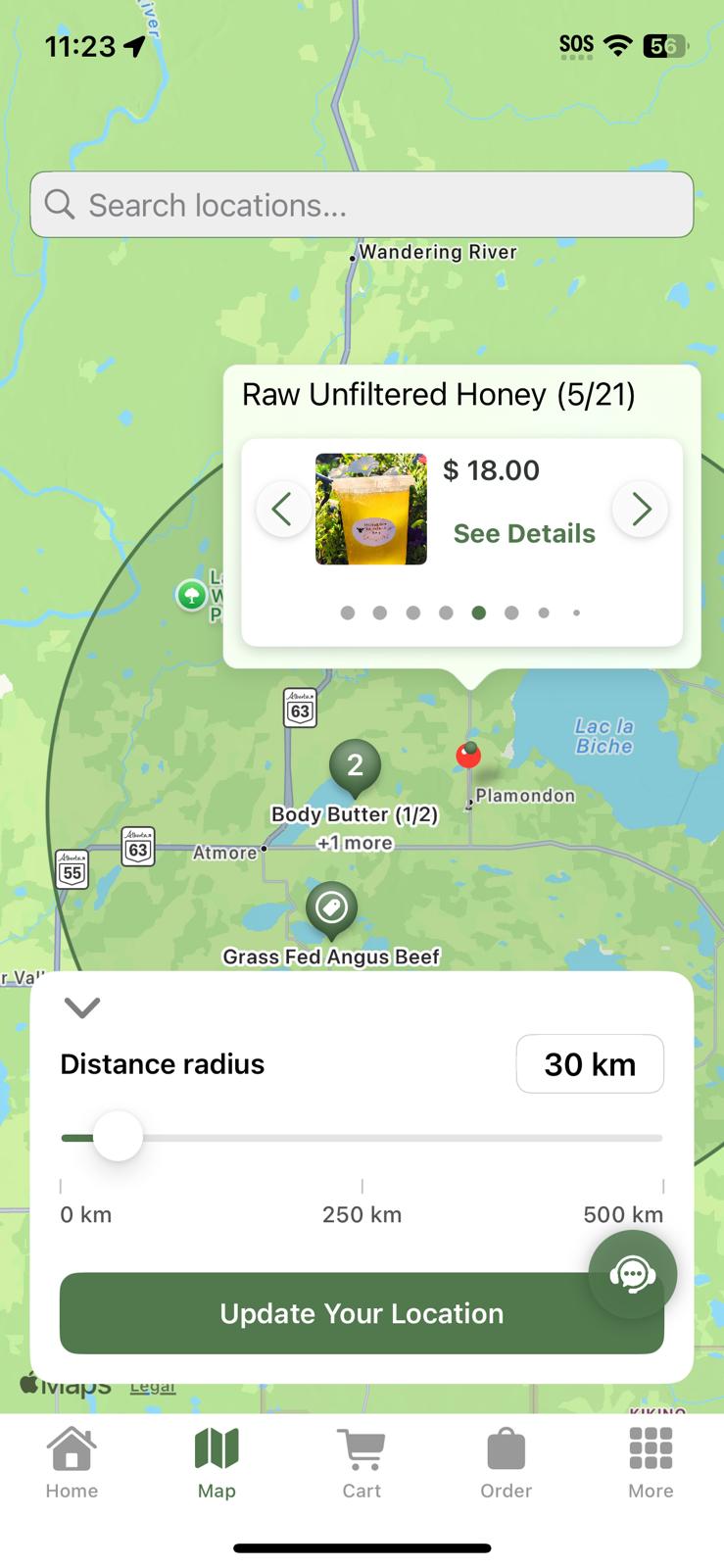 Weat Local Market App